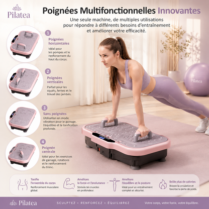 Planche de fitness vibrante