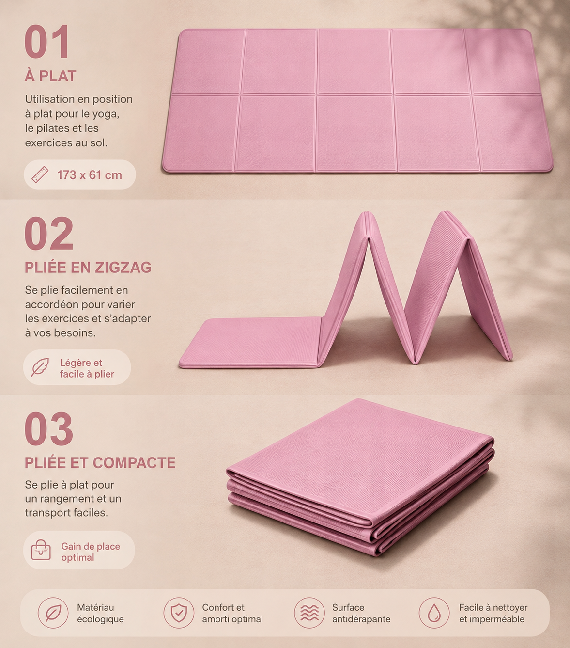 Tapis de Pilates Premium Pilatea™